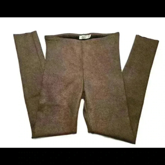 Anthropologie Pants - Anthro Atko brown shimmer leggings NWOT